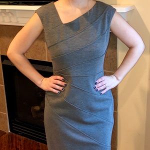 Grey sheath dress